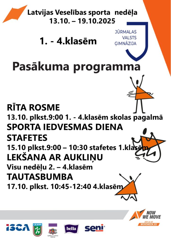 Latvijas veselības sporta nedēļa no 13. līdz 19. oktobrim